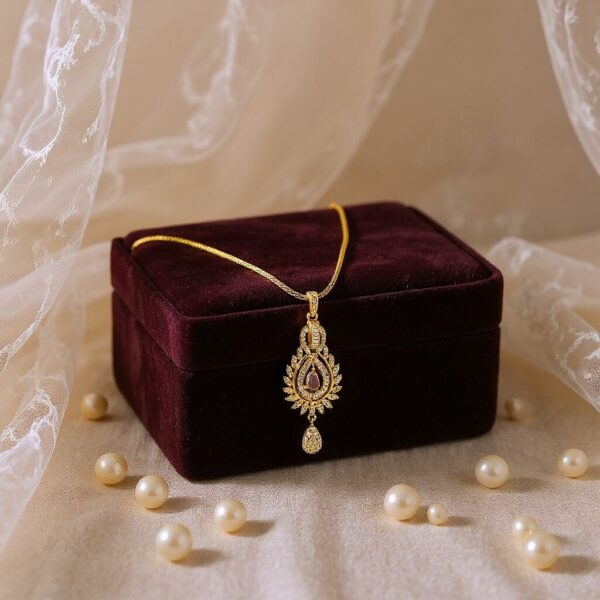 The Crimson Teardrop Pendant