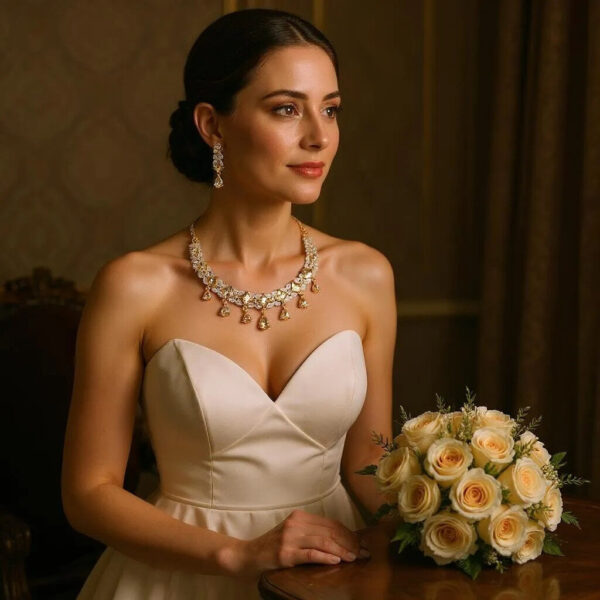 Wedding occasional jewelry and earring