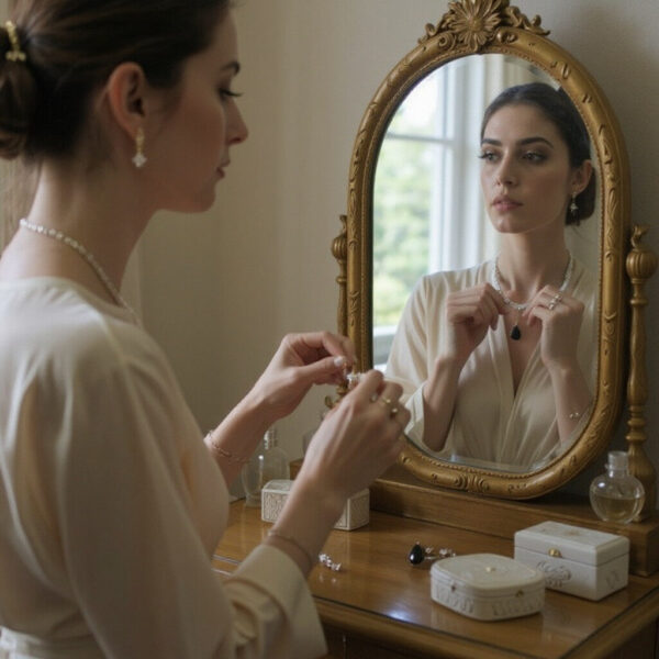 Starry Night Emerald-Inspired Choker Set